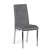 Fotele i krzesła biurowe - B2B Partner Krzesło konferencyjne INDO, szare 901010 - miniaturka - grafika 1