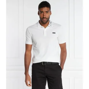 Calvin Klein Polo Pique Embroid | Slim Fit - Koszule męskie - miniaturka - grafika 1