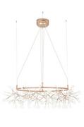 Lampy sufitowe - KingHome Lampa wisząca FLORA 100 miedziana - LED, metal XCP8245-100R [12521739] - miniaturka - grafika 1