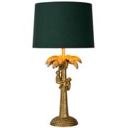 Lampy stojące - Lucide EXTRAVAGANZA COCONUT Złoty mat | Zielony śr. 30,5cm. E27 Lampka stołowa 10505/81/02 10505/81/02 - miniaturka - grafika 1