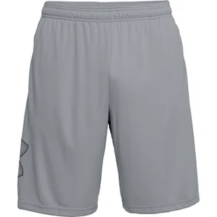 Męskie Spodenki UNDER ARMOUR UA TECH GRAPHIC SHORT 1306443-035 – Szary - Spodenki męskie - miniaturka - grafika 1