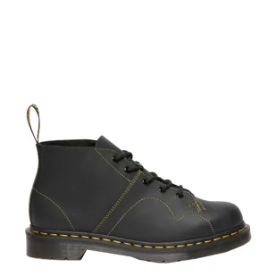 Buty Dr. Martens CHURCH MONKEY BOOTS Black Greasy 41089001 - Moda i Uroda OUTLET - miniaturka - grafika 1