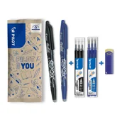 Długopisy - Mega Zestaw 2x PILOT FRIXION 0,7 + wkład x2+ gumka - miniaturka - grafika 1