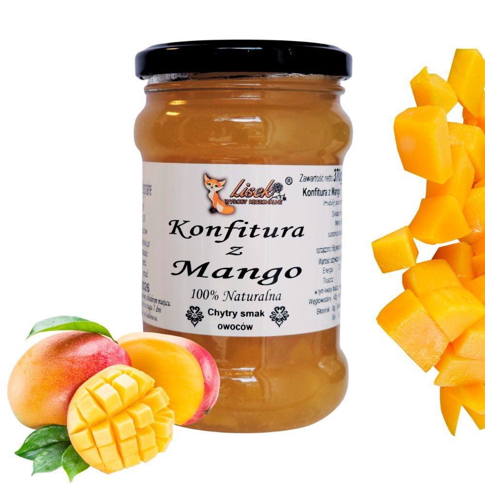 Konfitura z Mango 370g – Naturalna, Ręcznie Robiona, Prosto z Podhala!