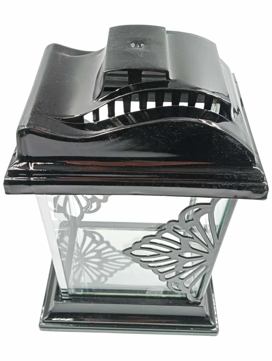 Znicz szklany - modena mini - czarny - 32 cm - LS3