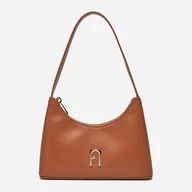 Torebki damskie - Torebka bagietka damska ze skóry naturalnej Furla WB00863AX0733RY0001007 Brązowa (8050597551678) - miniaturka - grafika 1