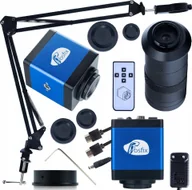 Mikroskopy i lupy - Mikroskop Rosfix Mikroskop cyfrowy z kamerą Draco Blue Pro KMDBP-HDMI-VGA z regulowanym wysięgnikiem i obiektywem ODM-100X - miniaturka - grafika 1