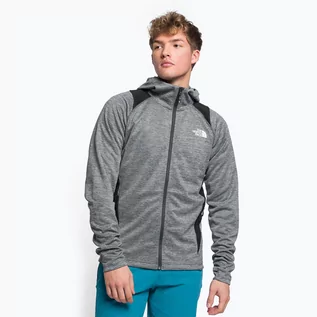 Odzież trekkingowa męska - The North Face Bluza trekkingowa męska The North Face AO Midlayer FZ szara NF0A5IMGYLM1 - grafika 1