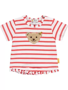 Kaftaniki dla niemowląt - Steiff Koszulka w kolorze czerwono-białym - grafika 1