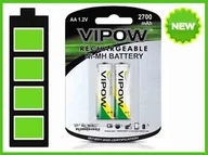 Ładowarki i akumulatory - BAT0034 Baterie NI-MH AA 2700mAh 2szt - miniaturka - grafika 1