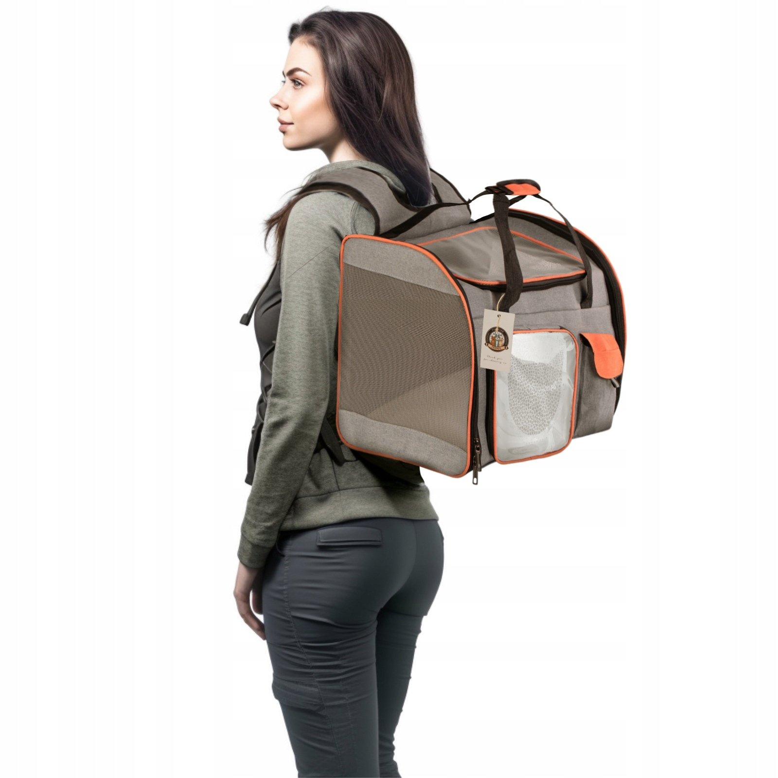 Duża Torba Plecak Transporter Dla Psa Kota I Bardzo Wytrzymały