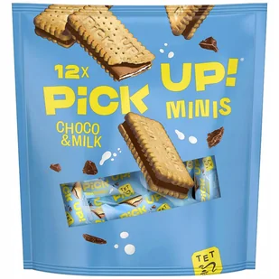 Ciasteczka Pick Up Minis Choco&Milk z Niemiec - Ciastka - miniaturka - grafika 1