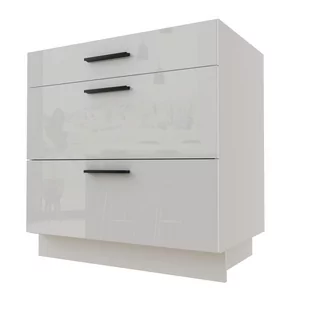 Torino Szafka Dolna D3A/80 Hettich Biały Połysk - Meble kuchenne - miniaturka - grafika 1