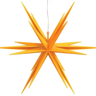 Gwiazda morawska z LED, składana, żółta, 43 cm  Lumarko! - Ozdoby bożonarodzeniowe - miniaturka - grafika 5