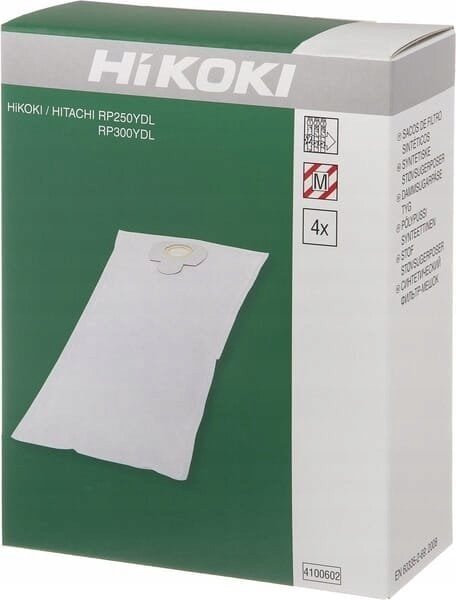 HIKOKI WORKI FILTRUJĄCE DO RP250YDL/RP300YDL /4 szt.