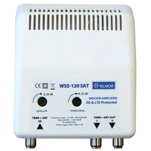 Wzmacniacz antenowy TELMOR WSS 120 SAT - Wzmacniacze antenowe - miniaturka - grafika 1
