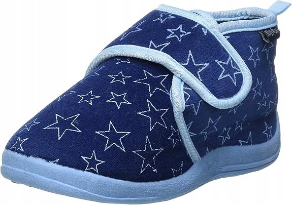 Playshoes Kapcie Dziecięce W Gwiazdki Niebieskie 28/29 Ż7K
