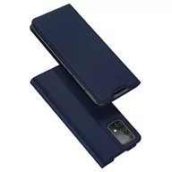Etui i futerały do telefonów - Dux Ducis Skin Pro kabura etui pokrowiec z klapką Samsung Galaxy A73 niebieski - miniaturka - grafika 1