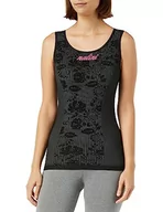 Koszulki i topy damskie - Nalini 02920801100C000.33 Aruba Unisex Dorosły Biustonosz tank top Czarny/Różowy Fluo XS, Czarny/Różowy Fluo, XS - miniaturka - grafika 1