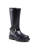 Buty dla dziewczynek - Lasocki Young Kozaki CI23-OXMOS-03 Czarny - miniaturka - grafika 1