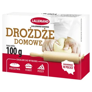 Lallemand Drożdże domowe 100g - Proszki do pieczenia, drożdże - miniaturka - grafika 1