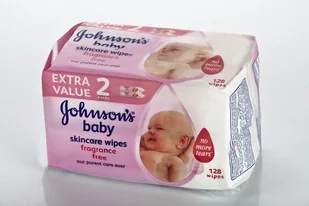 Johnson's Baby, Skin Care, Chusteczki oczyszczające, bezzapachowe, 2x64 szt. - Chusteczki nawilżane - miniaturka - grafika 1