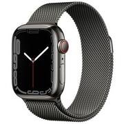 Apple Watch Series 7 GPS + Cellular, 45mm Midnight Aluminum Case with  Midnight Sport Band - Regular (Renewed)