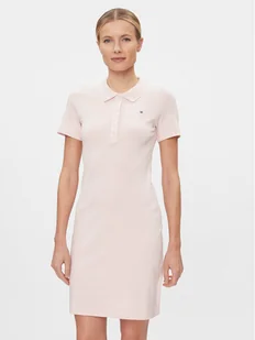 Tommy Hilfiger Sukienka codzienna 1985 WW0WW37853 Różowy Slim Fit - Sukienki - miniaturka - grafika 1