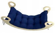 Leżaczki i huśtawki - Poduszka na bujak Montessori granatowa XL - miniaturka - grafika 1