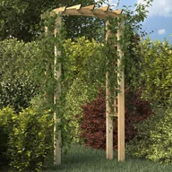 Kratki i pergole - vidaXL Pergola ogrodowa z kratką, 110x60x220 cm, drewno sosnowe - miniaturka - grafika 1