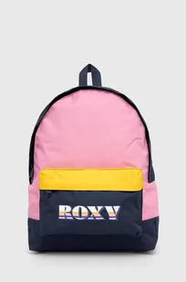 Roxy plecak damski kolor granatowy duży wzorzysty - Plecaki - miniaturka - grafika 1