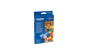 Oryginalny błyszczący papier fotograficzny firmy Brother BP-71GP50 o wymiarach 10 cm x 15 cm (jest na magazynie) - Papier do drukarek - miniaturka - grafika 1