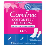 Wkładki higieniczne - Carefree - Cotton Feel Flexiform Wkładki higieniczne nieperfumowane - miniaturka - grafika 1