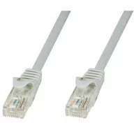 Pozostałe akcesoria sieciowe - Techly Patchcord Cat.5e UTP CCA 10m szary - miniaturka - grafika 1
