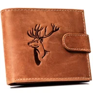 Portfele - Portfel męski Always Wild N992L-CHM-DEER j.brązowy - miniaturka - grafika 1