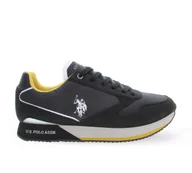 Trampki męskie - Trampki męskie U.S. POLO ASSN. NOBIL003MBHY3 Kolor: Czarny, Rozmiar: 41 - miniaturka - grafika 1