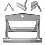 Atlasy do ćwiczeń - Uchwyt TRÓJKĄTNY do Wyciągu Atlasu na Triceps XL GYM-3 - miniaturka - grafika 1