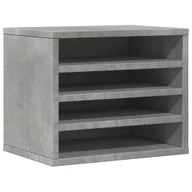 Przyborniki na biurko - Organizer na biurko, szarość betonu, 36x26x29,5 cm - miniaturka - grafika 1