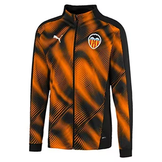 Kurtki męskie - Puma Męska kurtka treningowa Vcf Stadium czarny Black/Vibrant Orange XL 756355 - grafika 1