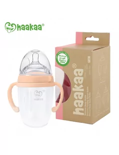 Haakaa Butelka silikonowa do karmienia gen.3 250ml Peach - Butelki dla niemowląt - miniaturka - grafika 1