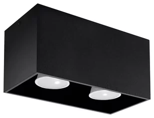 Sollux Lighting Plafon QUAD MAXI czarny - Lampy sufitowe - miniaturka - grafika 1