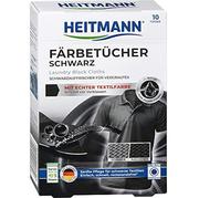 Środki do prania - Heitmann Brauns Wäsche Schwarz chuseczki przywracające czerń 10szt - miniaturka - grafika 1