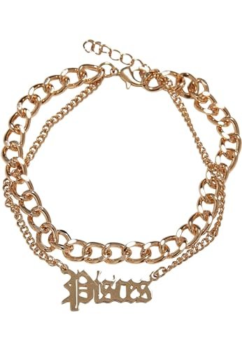 Urban Classics Łańcuszek na stopę unisex Zodiac Golden Anklet, kolor koralików, rozmiar L/XL