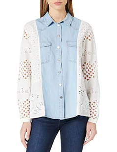 Desigual Damska koszulka Cam_Indo, biały, S - Koszulki i topy damskie - miniaturka - grafika 1