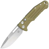 Noże - Nóż automatyczny FOX New Smarty OD Green Aluminium, Stone Washed N690Co by Stefano De Lorenzi (FX-503SP OD) - miniaturka - grafika 1