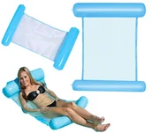 Akcesoria do basenów - HAMAK WODNY MATERAC DO PŁYWANIA DMUCHANY NA BASEN - miniaturka - grafika 1