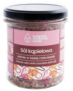 Bydgoska Wytwórnia Mydła Sól kąpielowa Wiśnie w białej czekoladzie - Kosmetyki do kąpieli - miniaturka - grafika 1