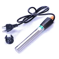 Akwaria i zestawy akwarystyczne - Lansenfish Steel Heater 50W - Stalowa Grzałka Z Termostatem Do Akwarium 40L - 80L - miniaturka - grafika 1