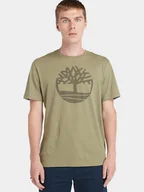 Koszulki męskie - T-shirt męski bawełniany Timberland TB0A2C2R L Khaki (194902947867). T-shirty męskie - miniaturka - grafika 1