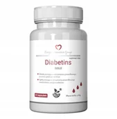 Suplementy naturalne - Diabetins Max, Chrom Morwa Biała Cynk Europe Innovation Group, 30 Kaps. - miniaturka - grafika 1